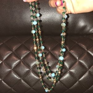 Sparkly layered necklace